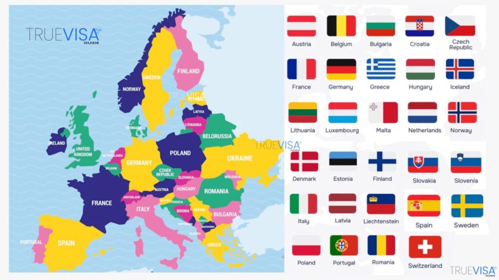 List of 29 Schengen Countries (2025 Updated)